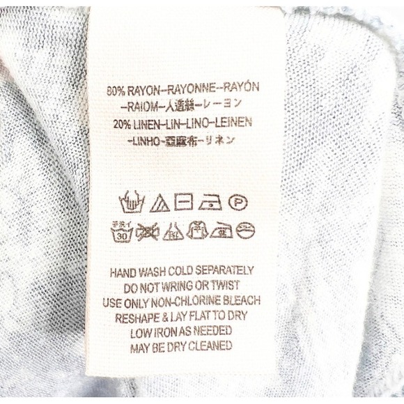 Free People Tunic Blue White Yellow Paisley Halter Neck Tiered Tank Top Size L - Picture 8 of 8